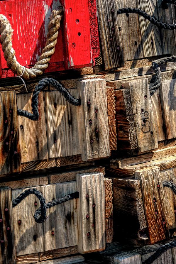 Wooden Ammo Boxes Photograph by Jerry Sodorff