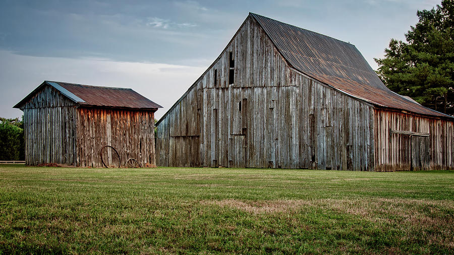 Wooden Barn and Shed Photograph by Phil Cardamone