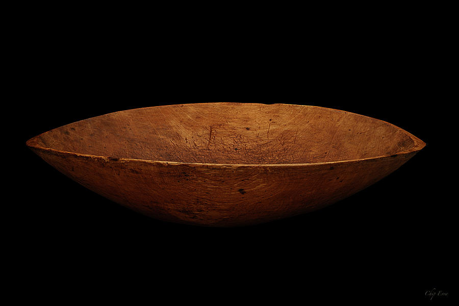 Wooden Bowl Photograph by Chip Evra