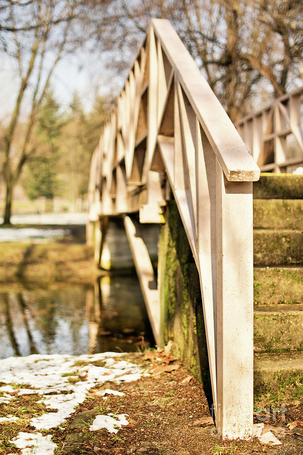 Wooden bridge Photograph by Mendelex Photography