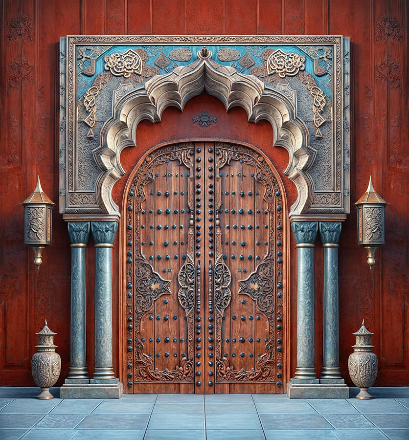 Wooden door Digital Art by The Luxury Art Collection Wooden door Digital Art by The Luxury Art Collection
