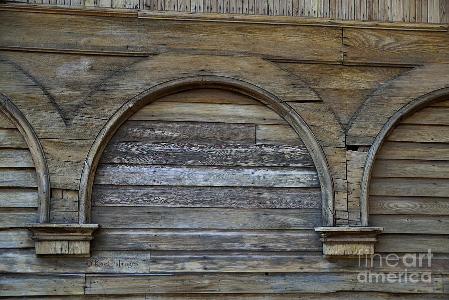 Wooden Facade on Old Building Photograph by Kae Cheatham