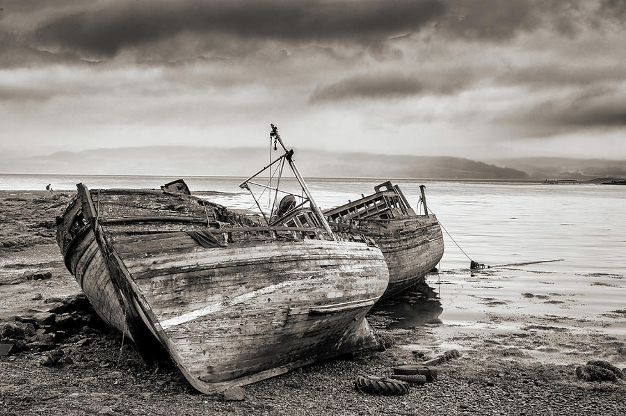 Wooden Fishing Boats Photograph by Michalakis Ppalis