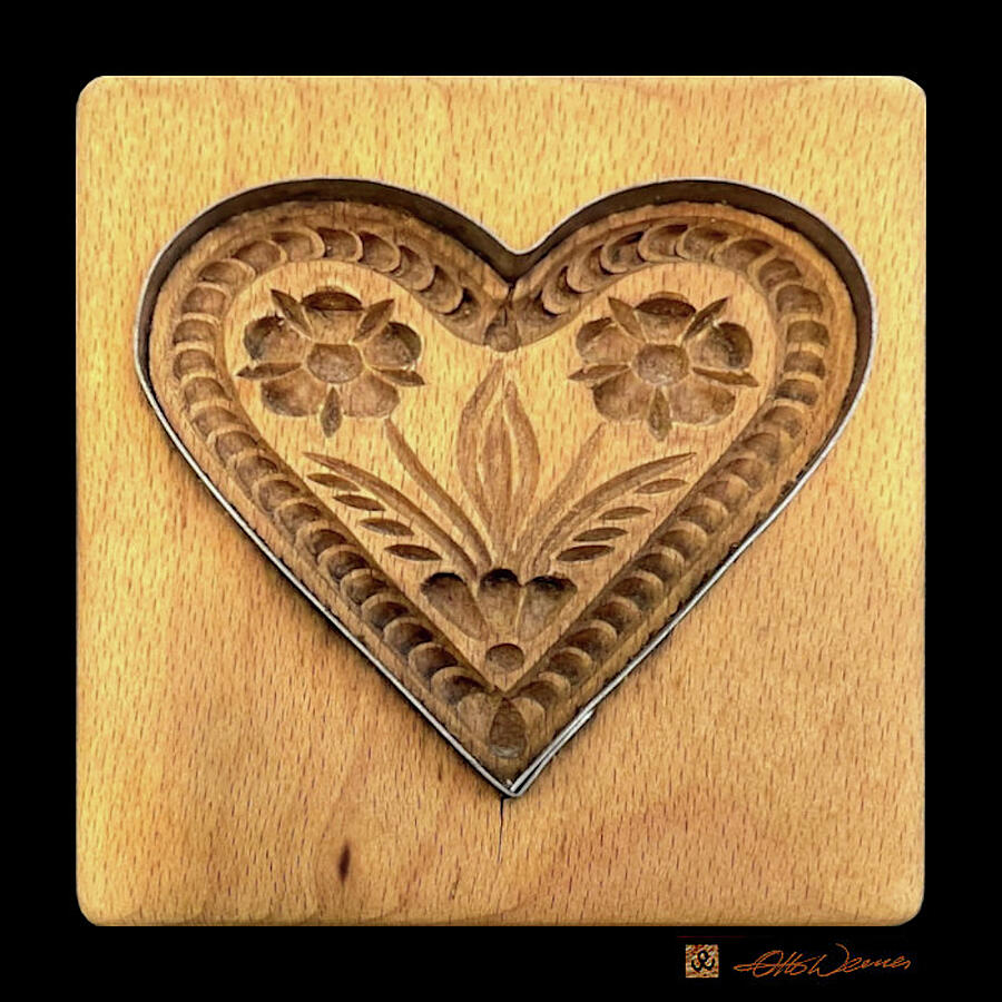 Wooden Heart Cookie Love Painting by Hanne Lore Koehler - Fine Art America