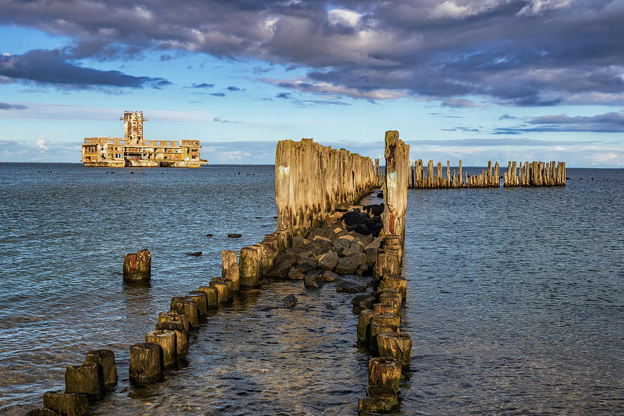 Wooden Pier And Torpedo Station In Baltic Sea Photograph by Artur Bogacki