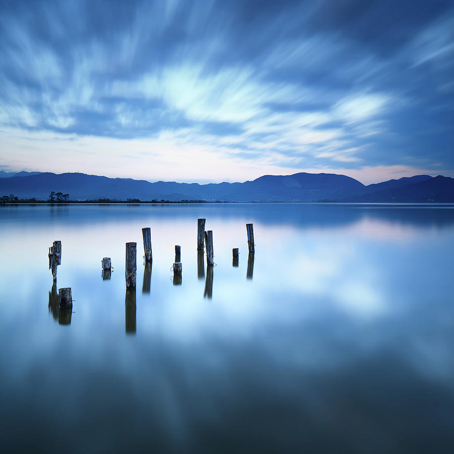 Wooden pier remains Photograph by Stefano Orazzini