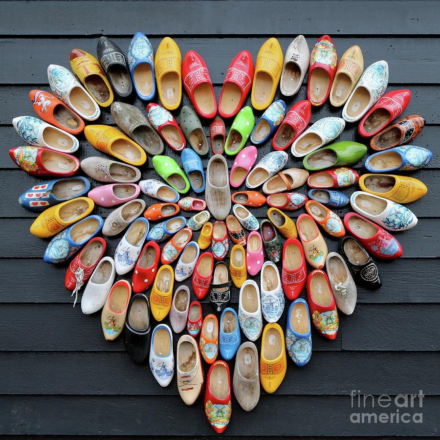 Wooden Shoes Heart Photograph by Carol Groenen