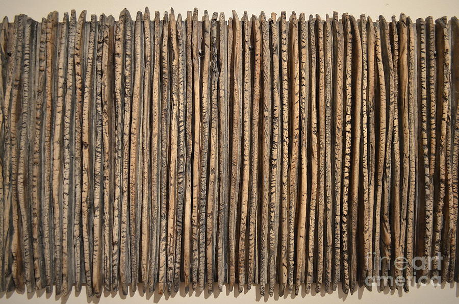 Wooden Stick Art - 1 Photograph by Mary Deal
