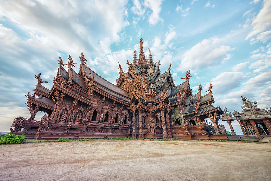Wooden Temple Photograph