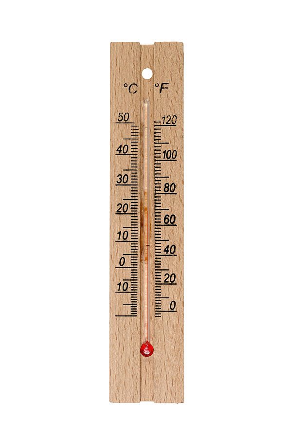 Wooden thermometer Photograph by Knotsmaster