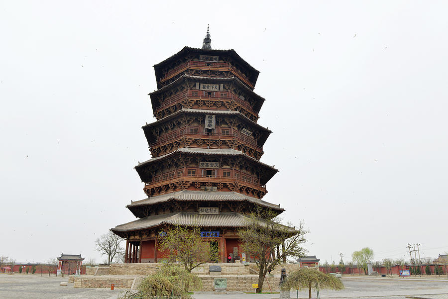 Wooden Tower  Photograph by Yue Wang