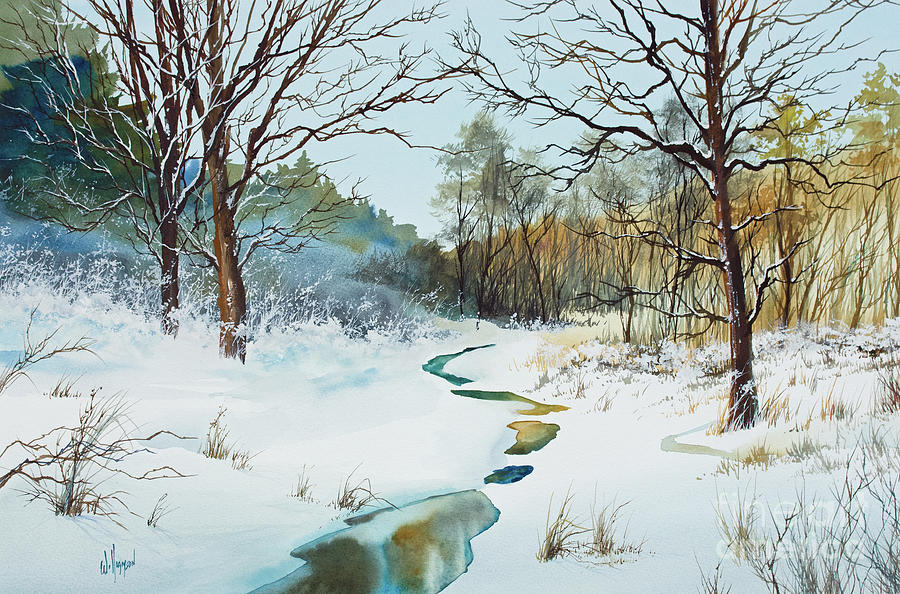 Woodland Early Winter Painting by James Williamson