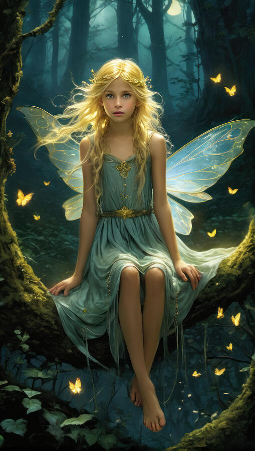 Woodland Fairy Digital Art by James Heckt