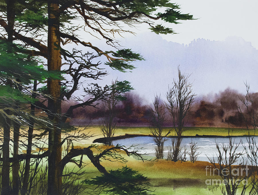Woodland Pond Painting by James Williamson