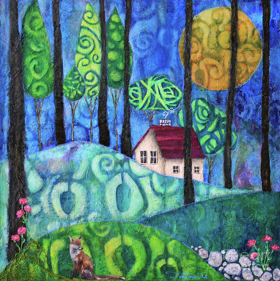 Woodlands Painting by Winonas Sunshyne