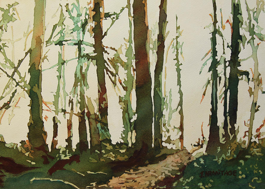 Woods End Painting by Jenny Armitage