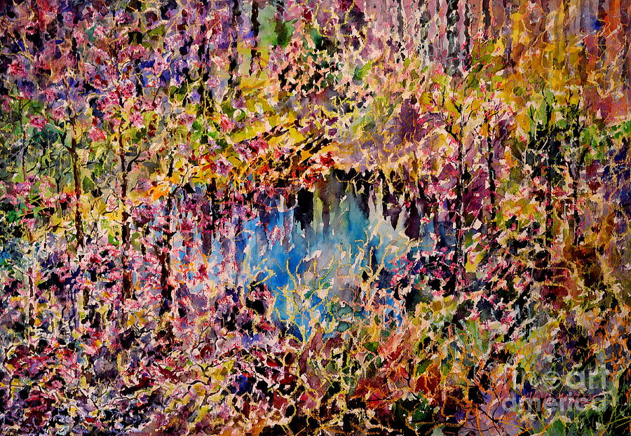 Fall Painting - Woods Eye by Almo M