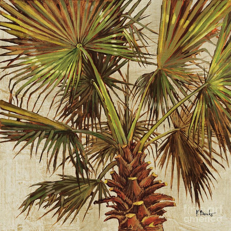 Tree Painting - Woodside Palms I by Paul Brent