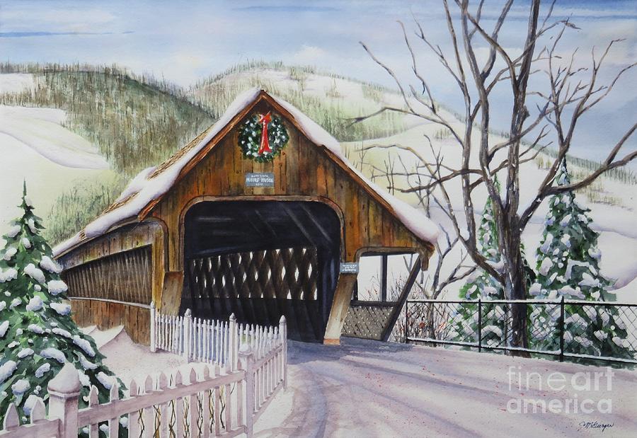 Woodstock Bridge Painting by Joseph Burger
