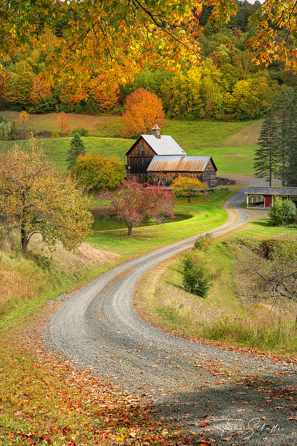 Woodstock Vermont Autumn at Sleepy Hollow Farm Photograph by Photos by Thom
