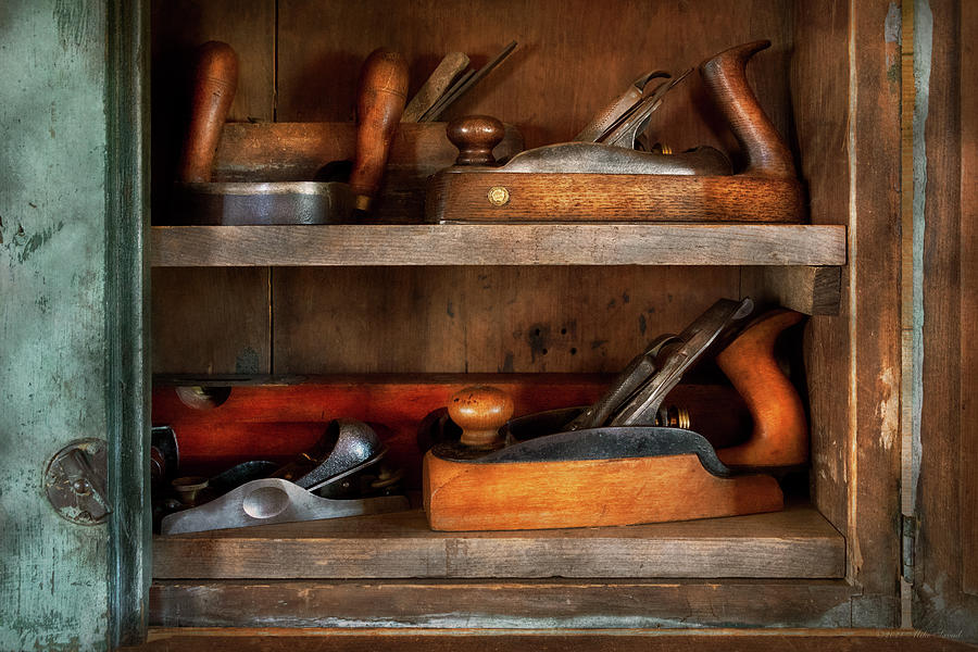 Woodworker -  Cabinetmakers tools Photograph by Mike Savad