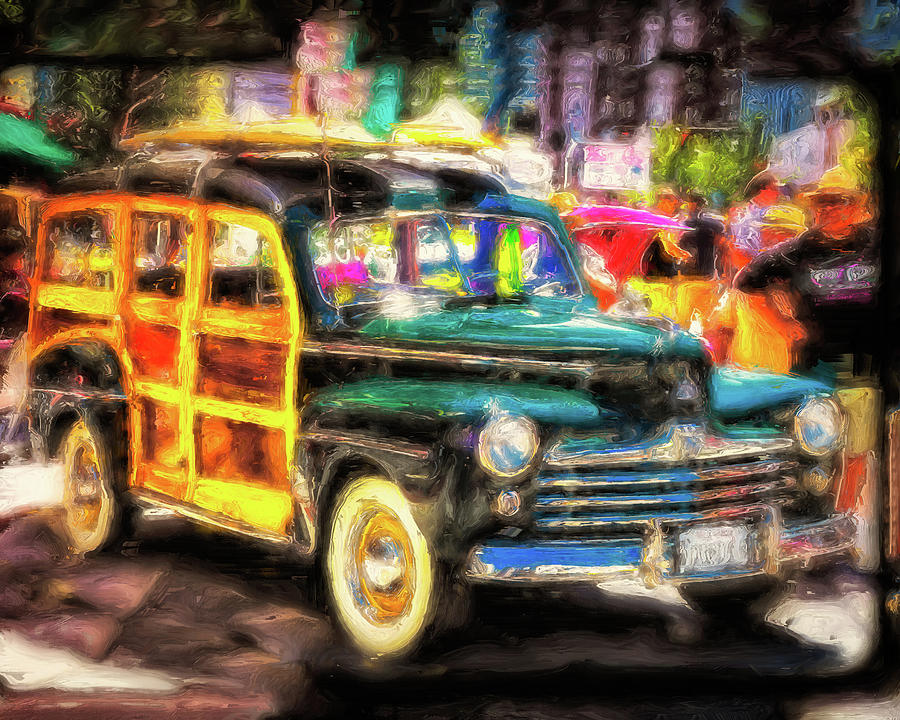 Woody 48 Ford Digital Art by Larry Tingley