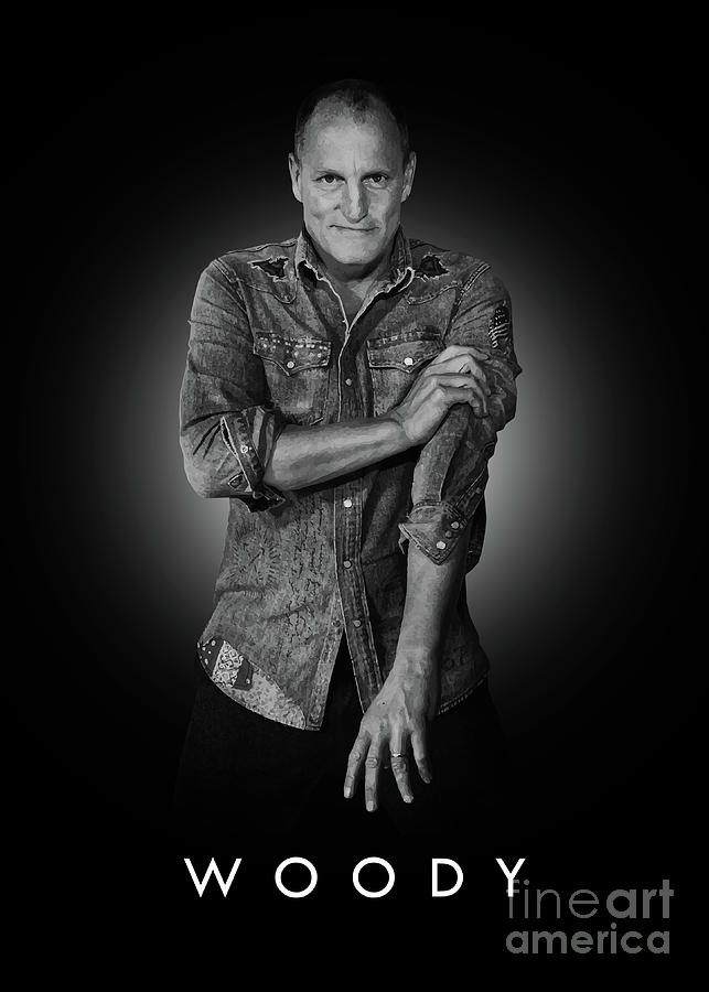 Woody Harrelson Digital Art - Woody Harrelson by Bo Kev