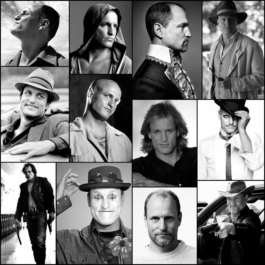 Woody Harrelson Picture Collage Digital Art by Bob Smerecki - Fine Art ...