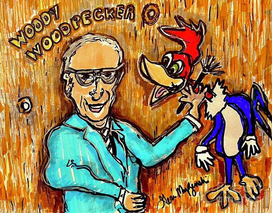 Woody Woodpecker Walter Lantz Mixed Media