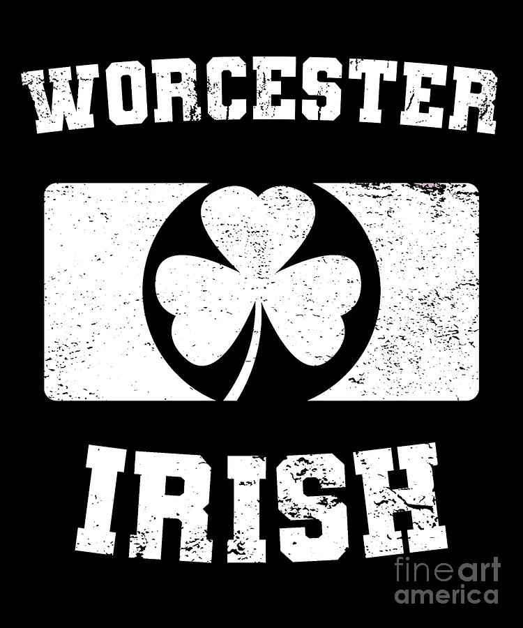 Worcester Irish Shirt Worcester St Patricks Day Parade Digital Art by