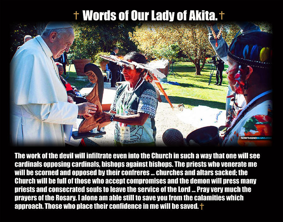 Words of Our Lady of Akita Photograph by Samuel Epperly - Fine Art America