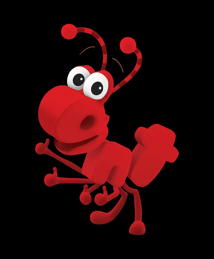 Wordworld Ant Poster blue Painting by Mason Moore Fine Art America