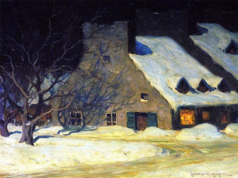 Work Painting - Work  by Clarence Gagnon