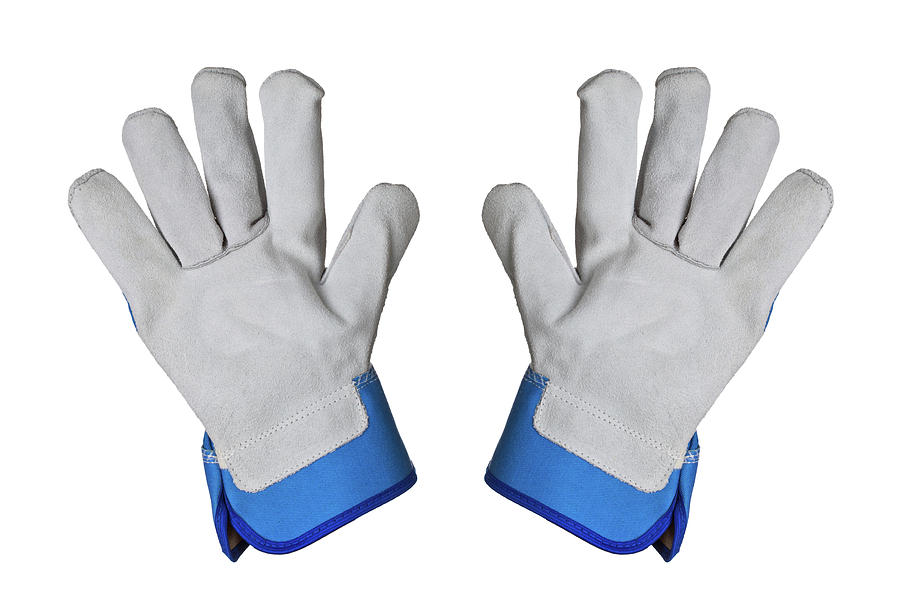 Work gloves isolated on white background Photograph by Lubos Chlubny -  Pixels