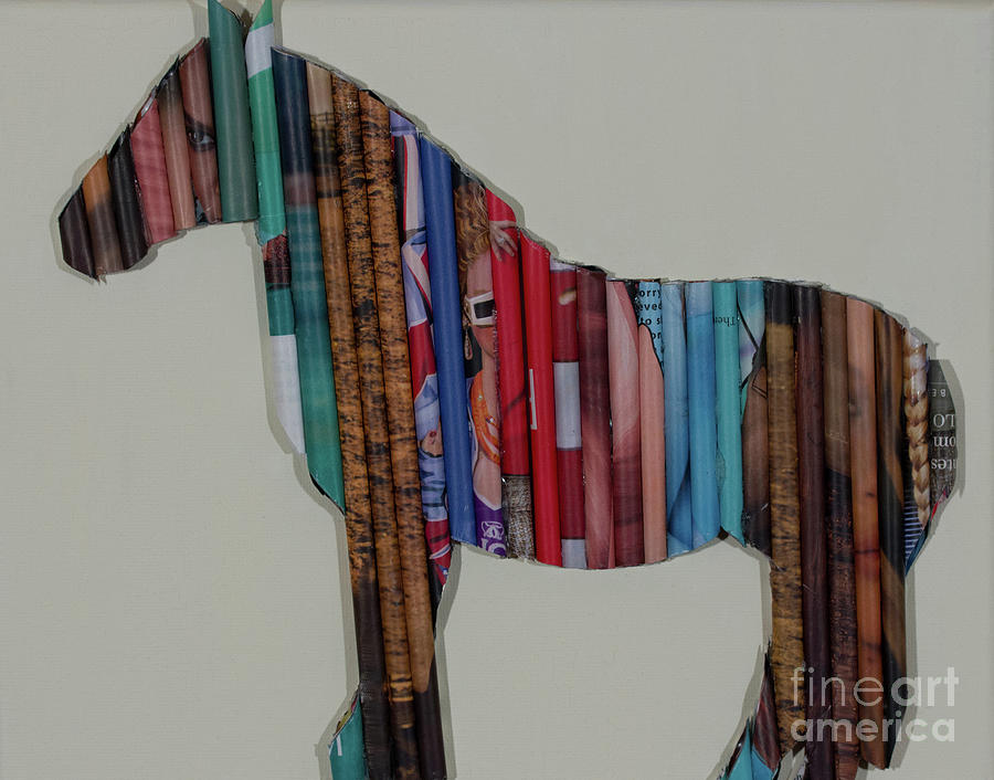 Work Horse One Mixed Media by Norma Appleton