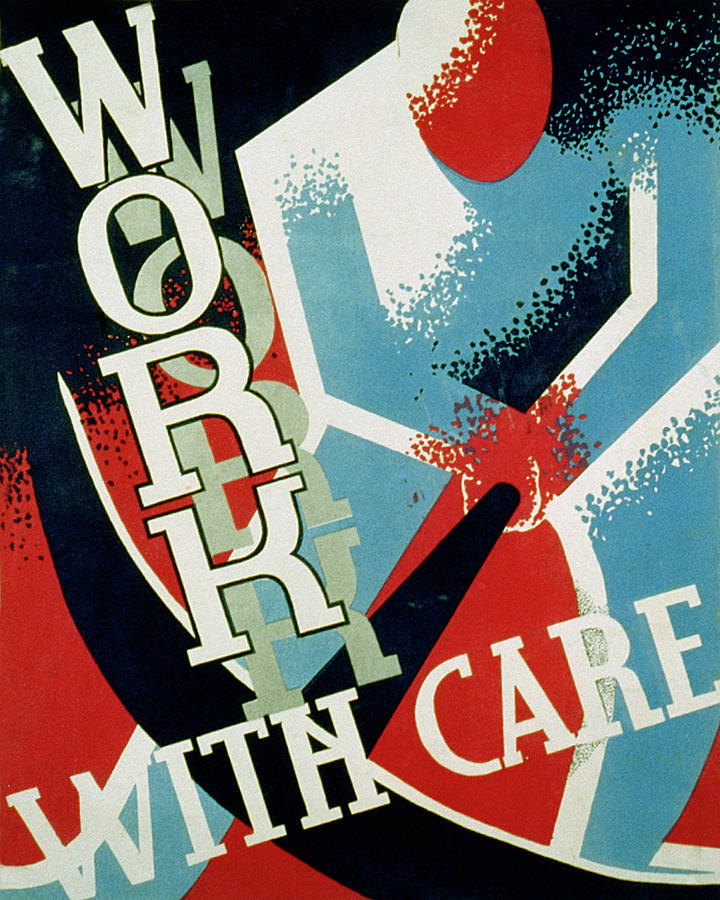 Work with care Painting by Nathan Sherman Work with care Painting by Nathan Sherman