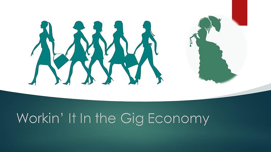 Workin It in the Gig Economy 3 Digital Art by Nancy Ayanna Wyatt