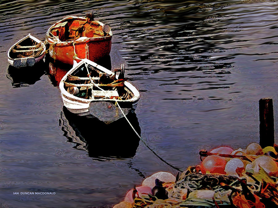 Working Boats Photograph by Ian MacDonald
