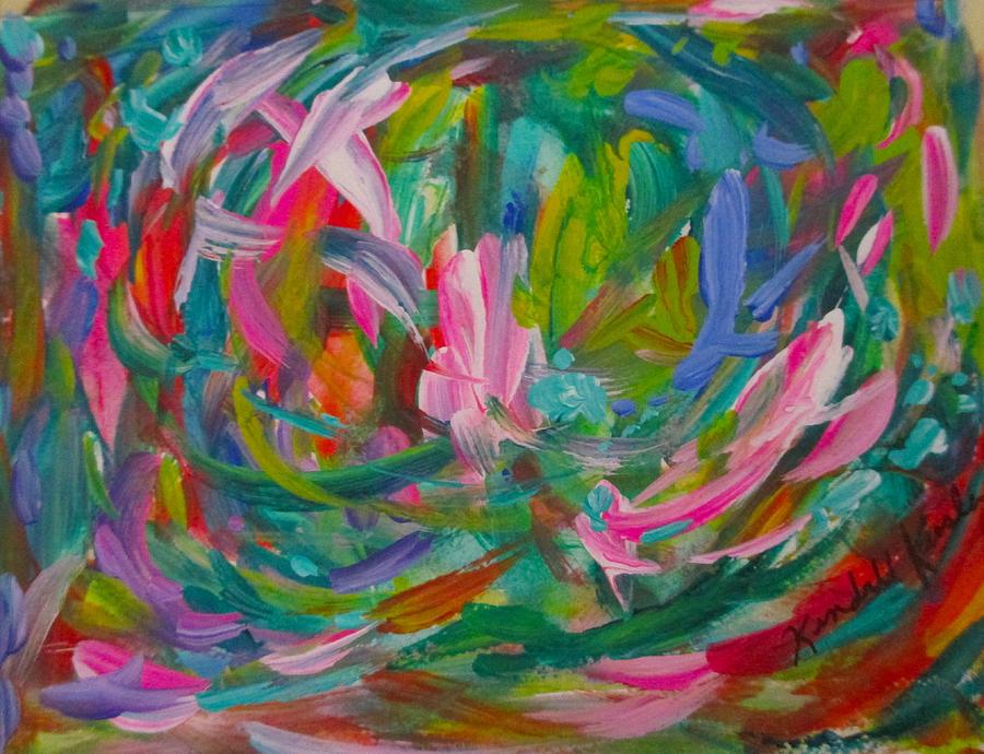 Working it out with Pink Painting by Kendall Kessler