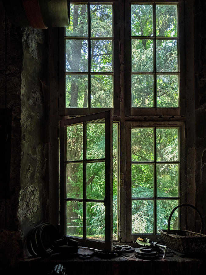 Architecture Photograph - Workroom Window by Marianne Campolongo