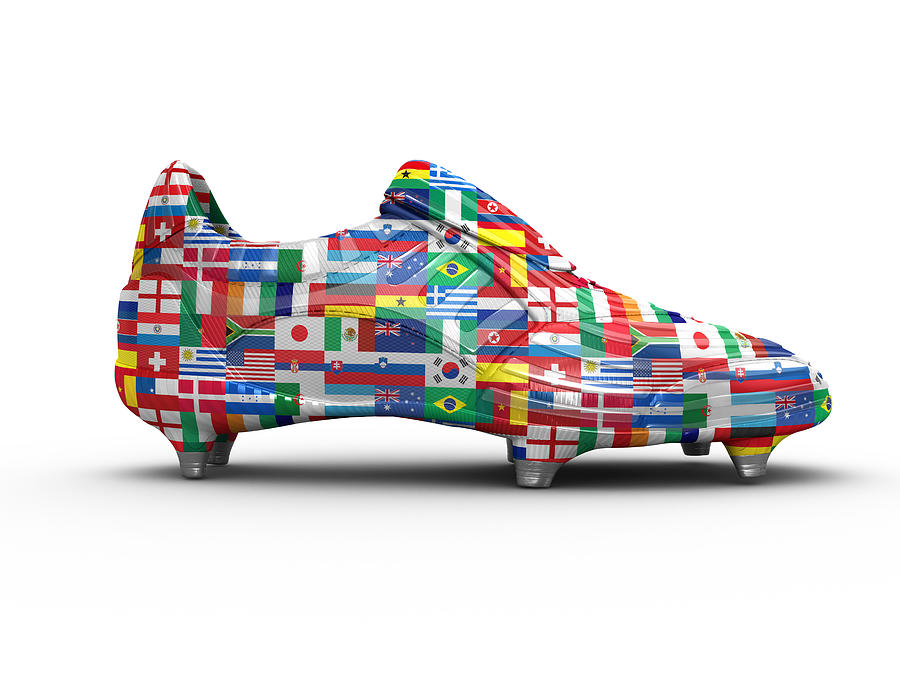 World Cup Football boot Photograph by Askhamdesign