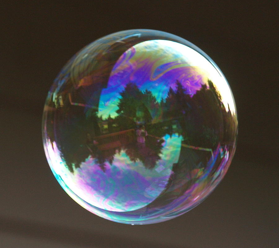 World In A Bubble Photograph