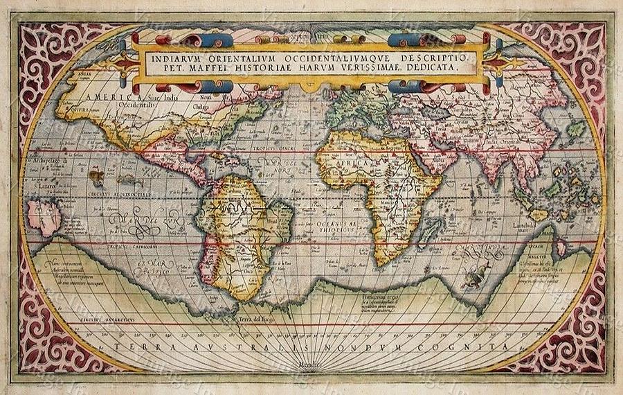 World Map In 1500 - Map Of Western Hemisphere