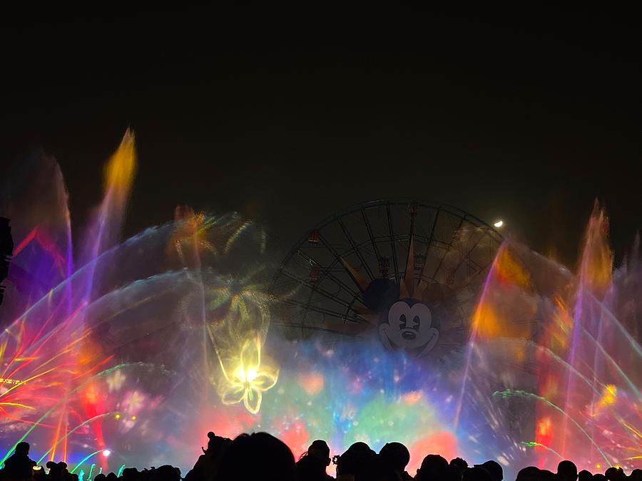 World of Color Disneyland  Photograph by Beverly Read