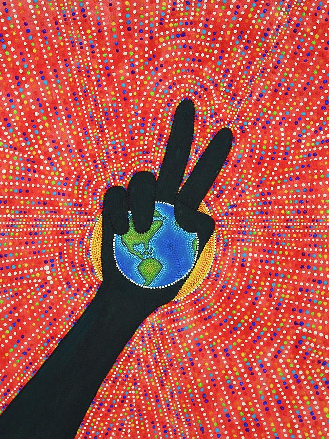 World Peace Is In Painting by M E
