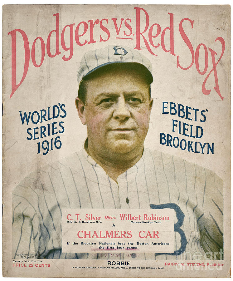 World Series 1916  Program Digital Art