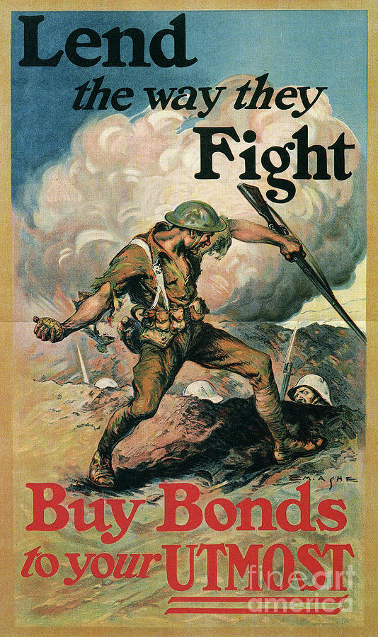 WORLD WAR I POSTER, c1918 Drawing by E M Ashe - Fine Art America