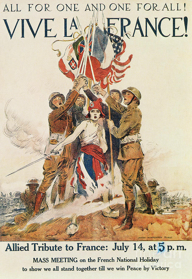 World War One Poster, c1917 Drawing by James Montgomery Flagg