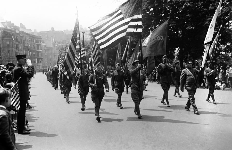 World War One Veteran Parade - NYC - 1919 Photograph by War Is Hell Store