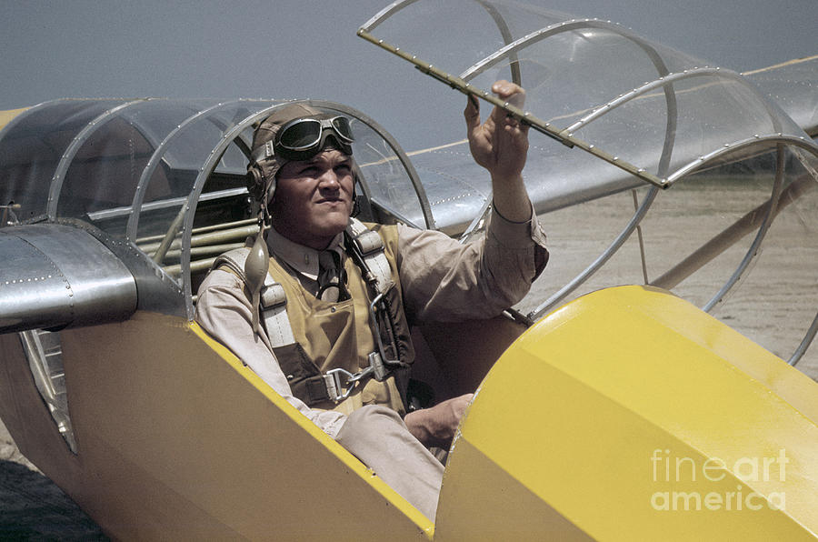 World War Two Pilot, 1942 Photograph by Alfred T Palmer